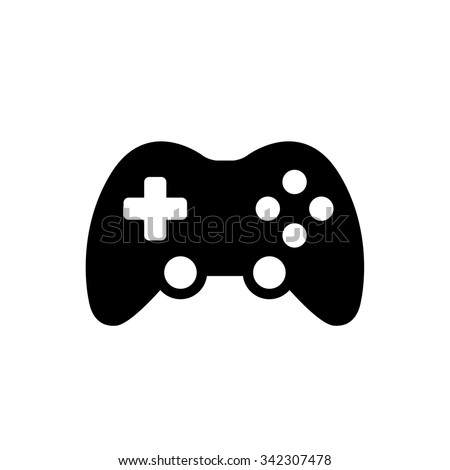 Game controller icon .  Vector illustration Royalty-Free Stock Photo #342307478