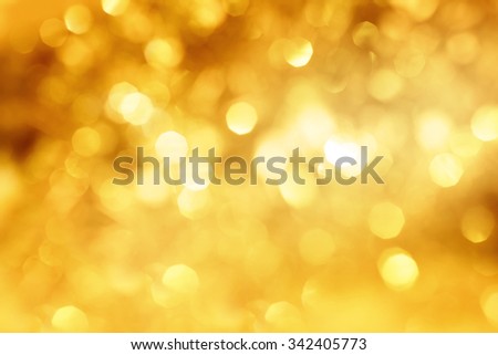 Abstract the gold light for holidays background