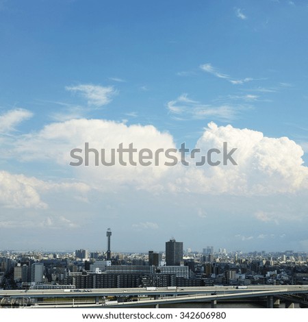 White clouds background