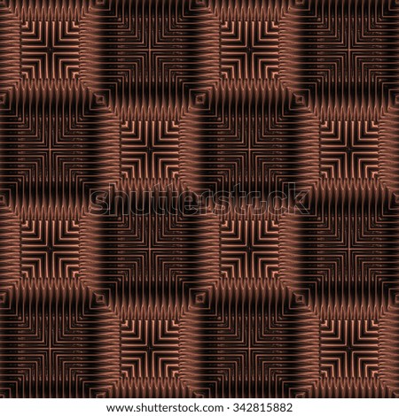  Copper seamless  pattern  on black