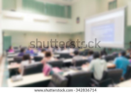 Abstract blur Business Conference and Presentation