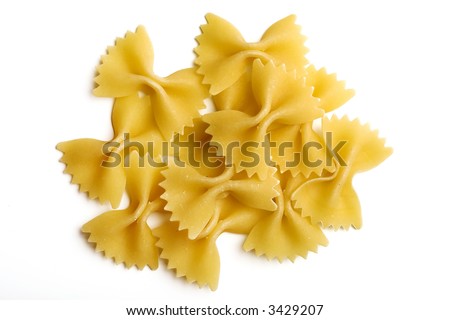 Close up of the background farfalle