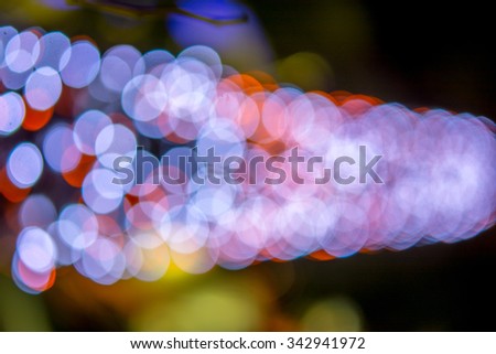 Abstract blurred  natural light direction