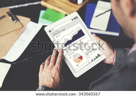 Business Chart Report Statistic Planning Analysis Concept Royalty-Free Stock Photo #343060367