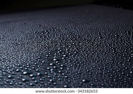close up water drops on background, selective focus studio shot