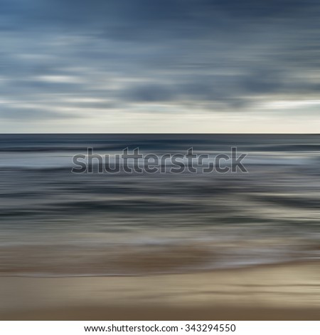 Beautiful abstract image of a seascape scene