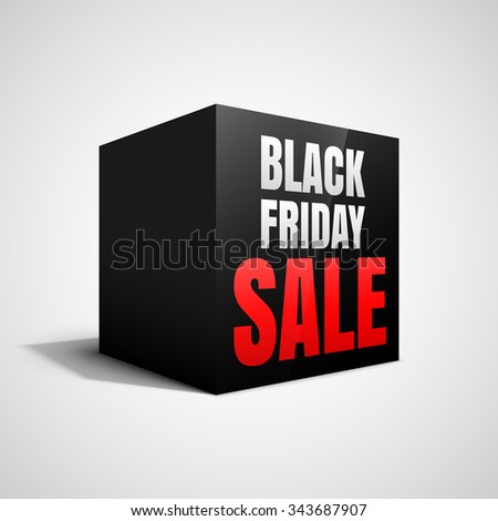 Black friday sale black cube.