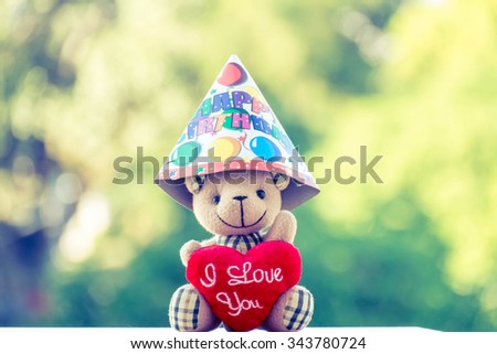 blur background and birthday and velentine and happy and vintage style