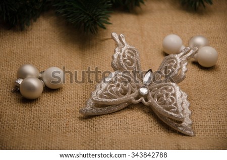 christmas butterfly
