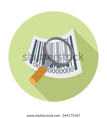 
Search Barcode Colored Vector Illustration
