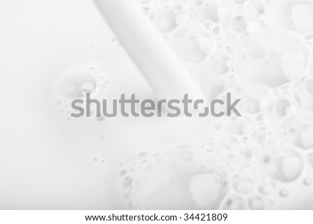milk closeup
