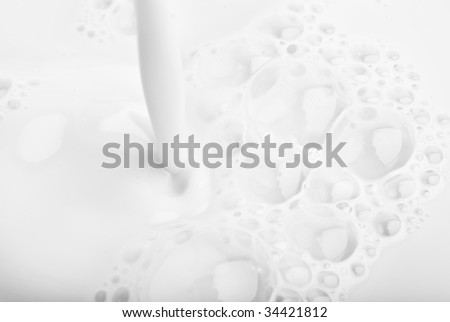 milk closeup