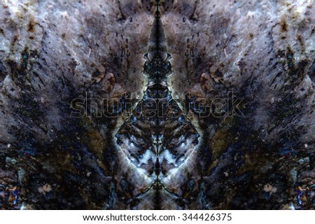 Abstract stone background. Black grunge textured wall. Copy space