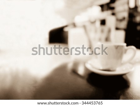 Blur coffee shop - vintage effect style pictures