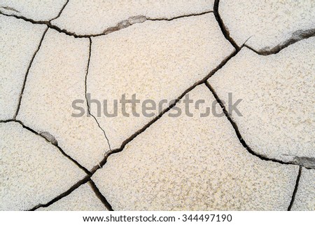 Cracks in the mud