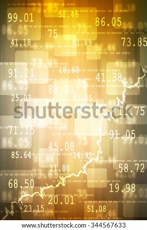 2d business graph background