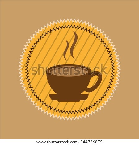 delicious coffee design, vector illustration eps10 graphic 