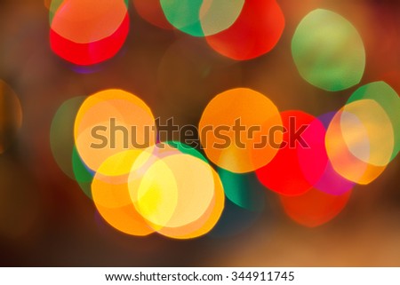 Abstract blurred photography bokeh - holiday background