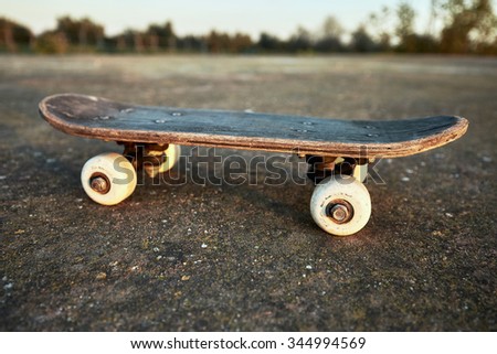 Old skateboard