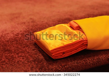 yellow robe 
