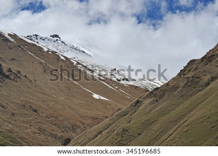 Caucasus Mountains, Georgia, Kazbegi