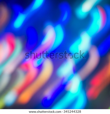 Multi-Colored Bokeh Background. Blurred Background