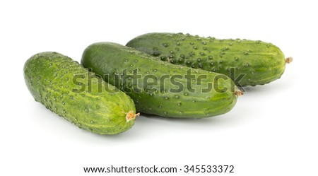 Cucumber isolated on white background