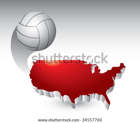 volleyball flying across america