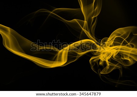 Yellow smoke for background