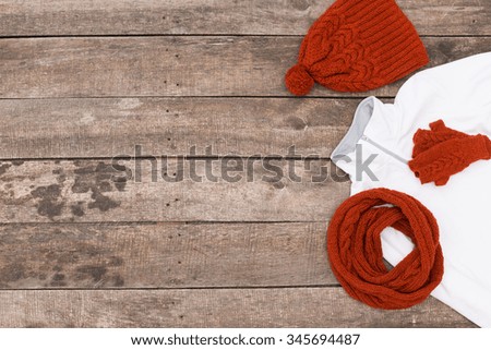 Warm winter clothes