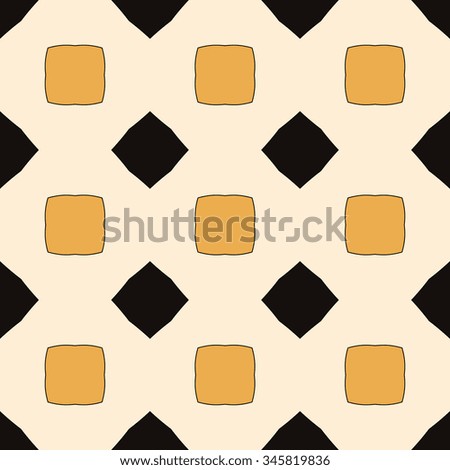Children abstract ethnic pattern with bright oranges objects