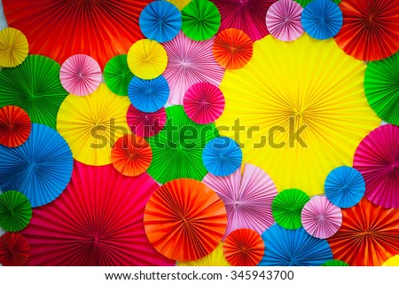 Colorful paper background Royalty-Free Stock Photo #345943700