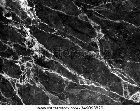 Top view Abstract Black and White Marble Texture Background