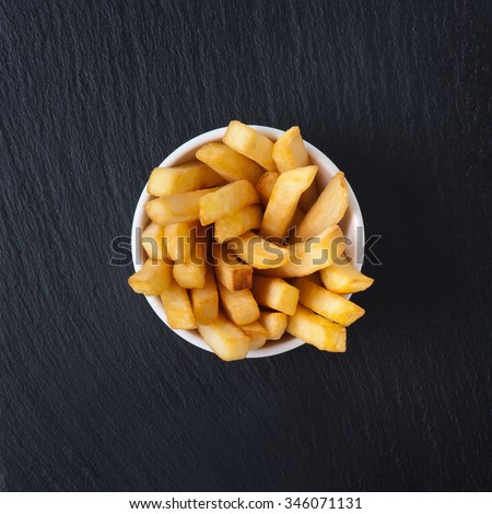 French fries Royalty-Free Stock Photo #346071131