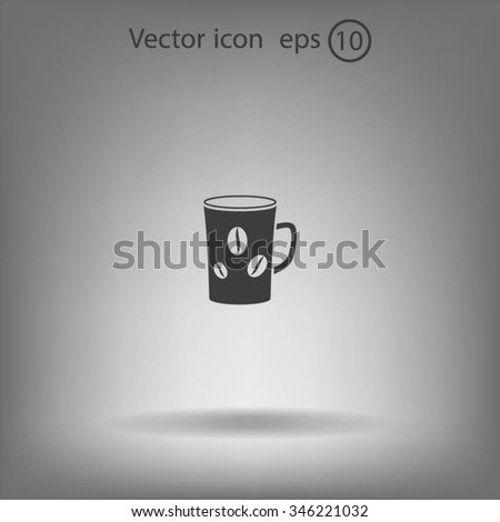 white cup icon