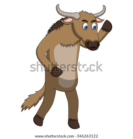 Wildebeest Cartoon