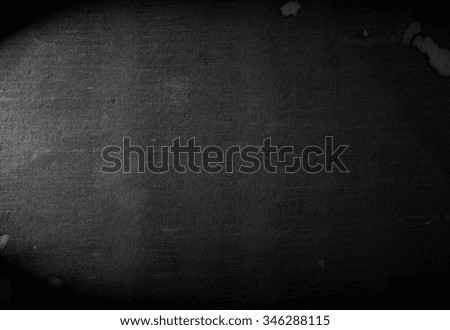 Black background. Chalkboard