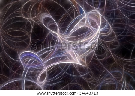 Abstract fractal pattern. Computer generated graphics.