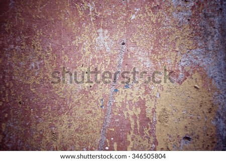 Cracked paint brown grunge background