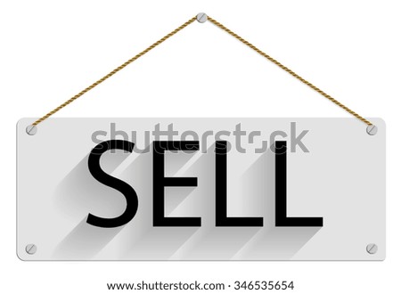Label  word "Sell" for your product or something want to sell.