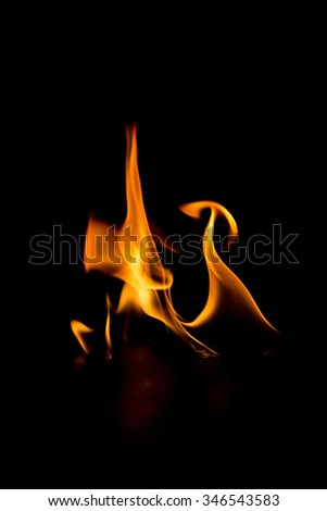 Natural blaze fire flame texture background