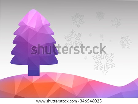 Christmas Background. Beautiful abstract snowflake Vector Illustration. Eps10.