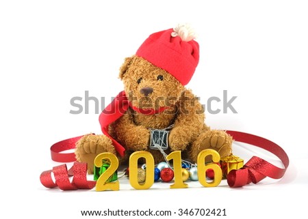 bear doll for Christmas and New year season 