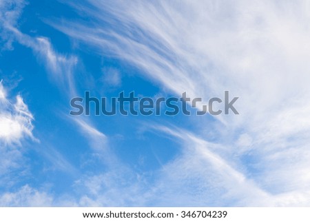 Fluffy white clouds in Sky Background.