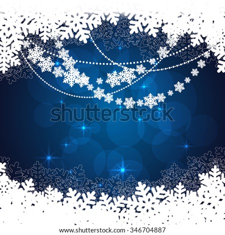 Winter background with snow. Christmas snow surface. vector illustration