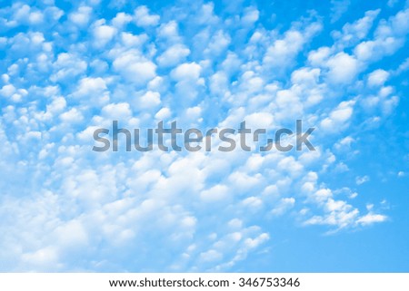 Sky with Clouds as Abstract background