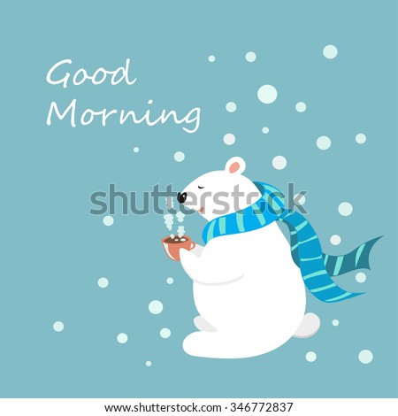 Happy Morning Bear Coffee Lover