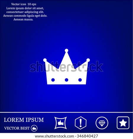 crown - vector icon