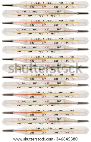 Medical thermometers.