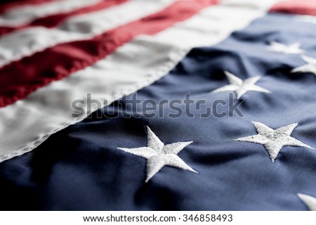 Flag of The USA  Royalty-Free Stock Photo #346858493